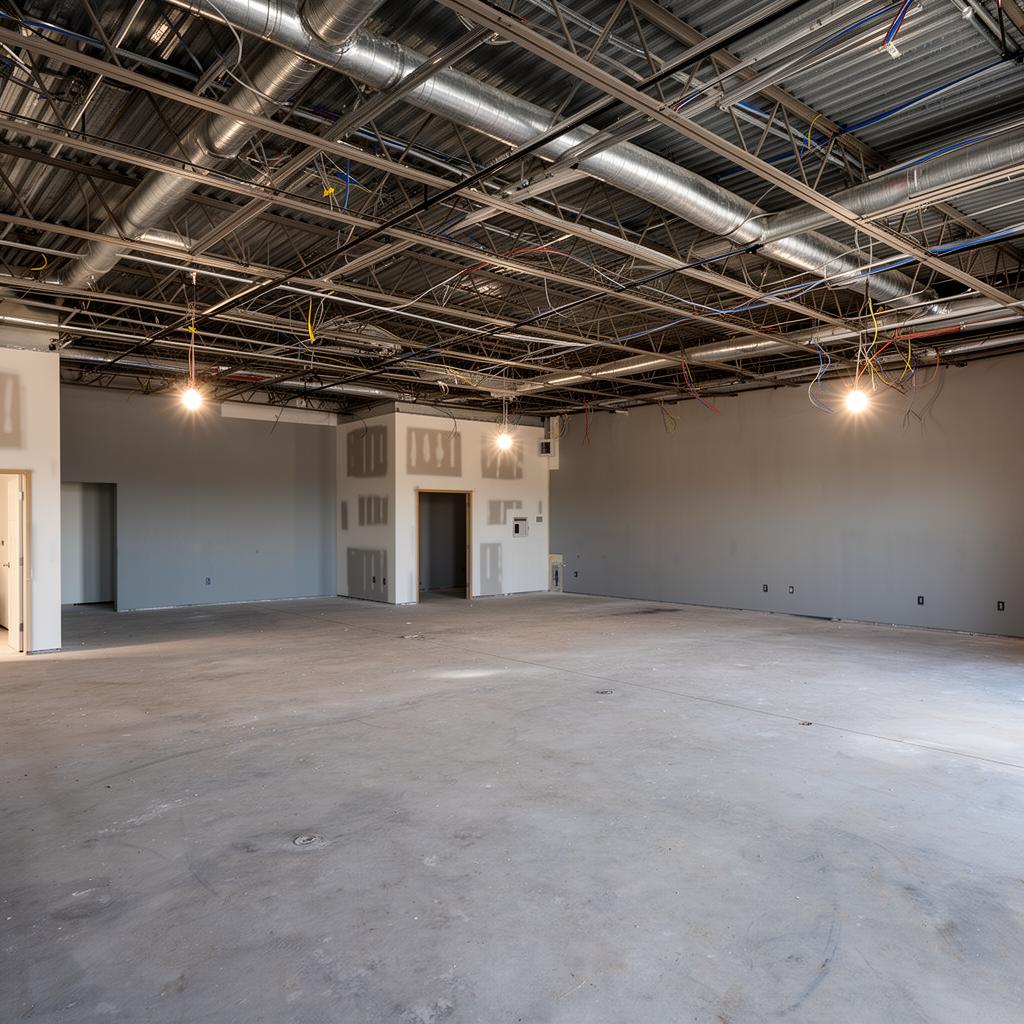 Gateway Retail Buildout — before